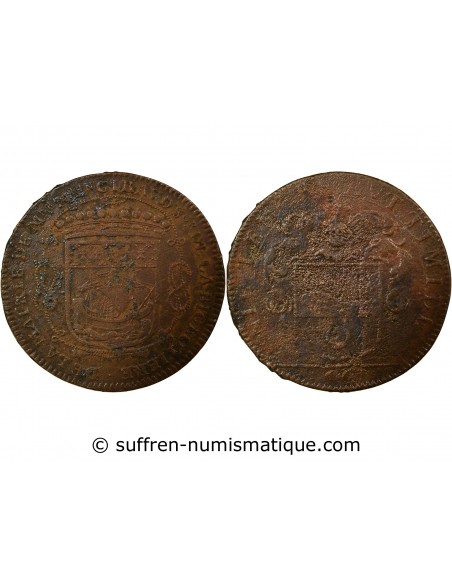 Mathurin Giraud 1 jeton Cuivre 1665 T Nantes