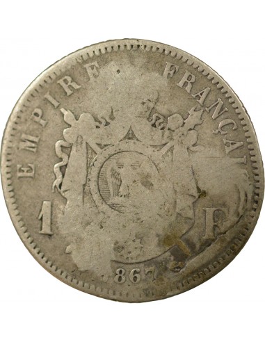 Napoléon III 1 franc Argent 1867 A Paris