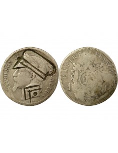Napoléon III 1 franc Argent 1867 A Paris 2