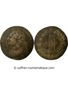 Louis XVI 12 deniers dit au faisceau type Francois Cuivre 1791 A Paris
