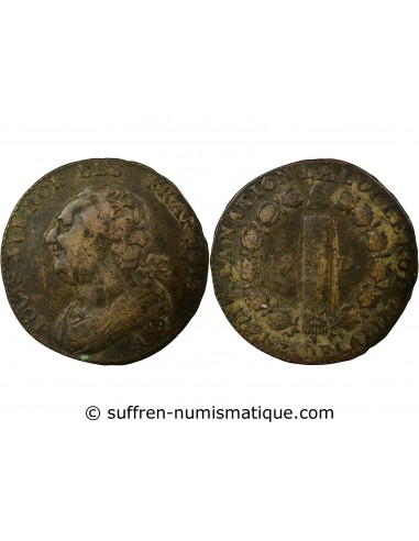 Louis XVI 12 deniers Cuivre 1791 A Paris