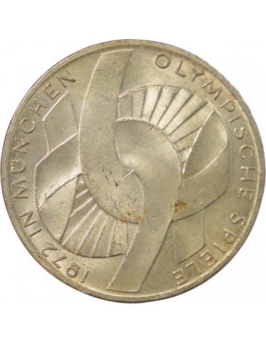 Allemagne 10 mark Argent 1972 D Munich