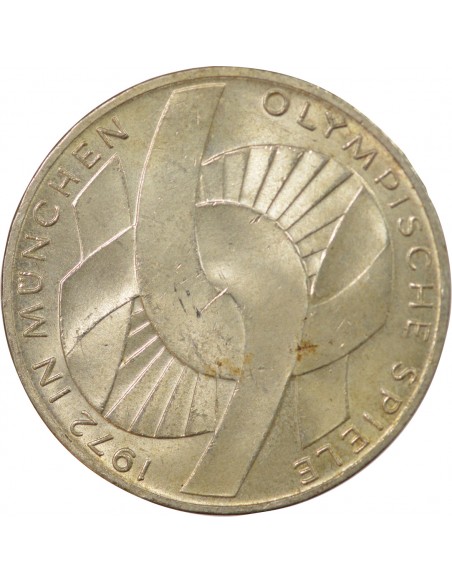 Allemagne 10 mark Argent 1972 D Munich