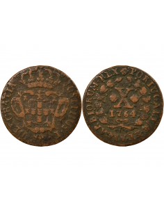 Portugal Joseph I 10 Reis Cuivre 1764 2