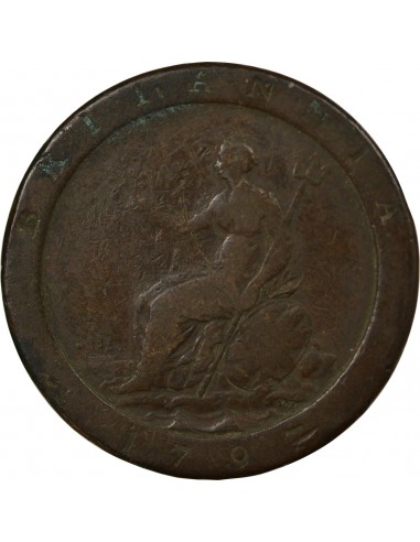 ROYAUME-UNI, GEORGE III - 1/2 PENNY 1775