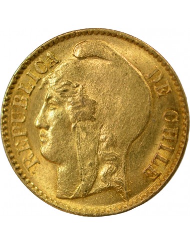 CHILIE - 5 PESOS 1895 SANTIAGO DU CHILI