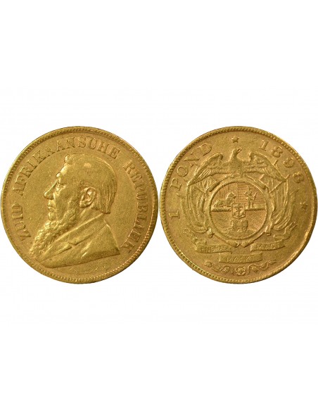 Afrique du Sud Paul Kruger 1 pond Or 1898 A Berlin