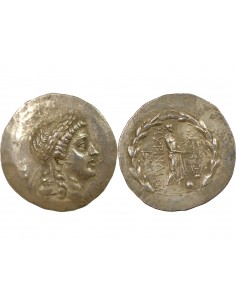 Grèce (Eolide) 1 tetradrachme Argent 150-140 AV JC Myrina 2