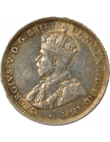 Australie George V, Roi d'Angleterre, Empereur des Indes 1 shilling Argent 1916 M Melbourne
