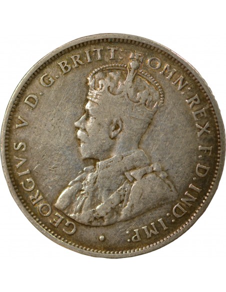 Australie George V, Roi d'Angleterre, Empereur des Indes 1 florin Argent 1912 Londres