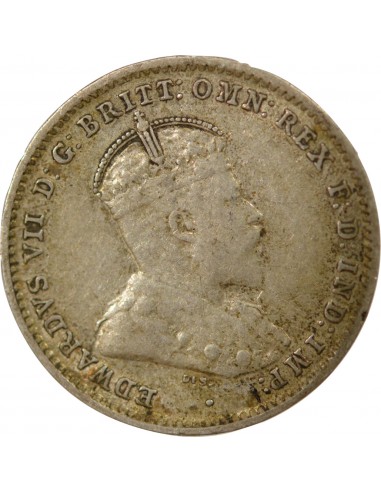AUSTRALIE, EDOUARD VII - 3 PENCE ARGENT 1910 LONDRES