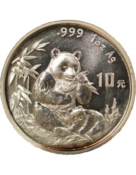 CHINE, PANDA - ONCE ARGENT 1996