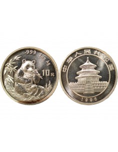 CHINE, PANDA - ONCE ARGENT 1996 2