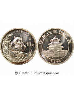 CHINE, PANDA - ONCE ARGENT 1996