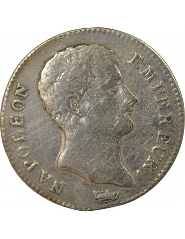 NAPOLEON Ier - FRANC ARGENT AN 12 A PARIS