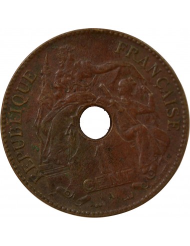 Indo-Chine Fr. Centime Bronze 1902 A Paris