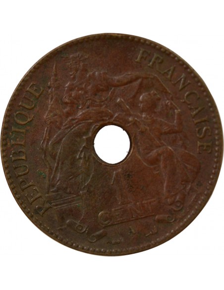 Indo-Chine Fr. 1 centime Bronze 1902 A Paris