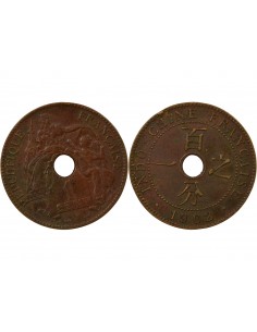 Indo-Chine Fr. 1 centime Bronze 1902 A Paris 2