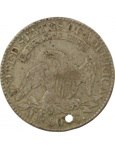 USA 1/2 Dollar Argent 1823 Philadelphie