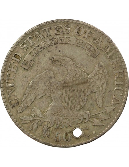 USA 1/2 Dollar Argent 1823 Philadelphie