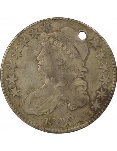 USA 1/2 Dollar Argent 1823 Philadelphie