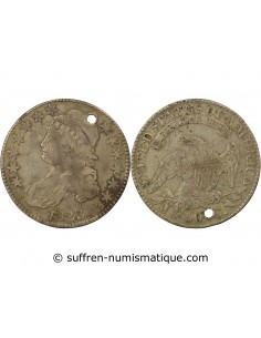 USA 1/2 Dollar Argent 1823 Philadelphie