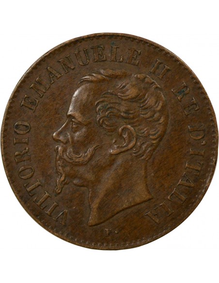ITALIE, VICTOR EMMANUEL II - 2 CENTESIMI 1867 M MILAN