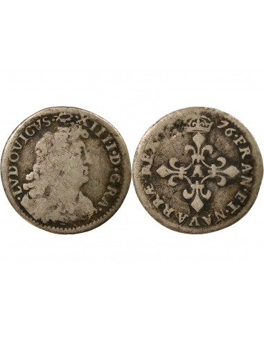 Louis XIV 4 sols Argent 1676 A Paris