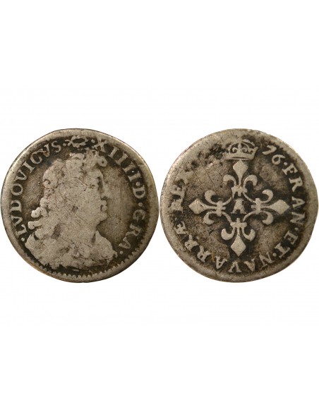 Louis XIV 4 sols Argent 1676 A Paris