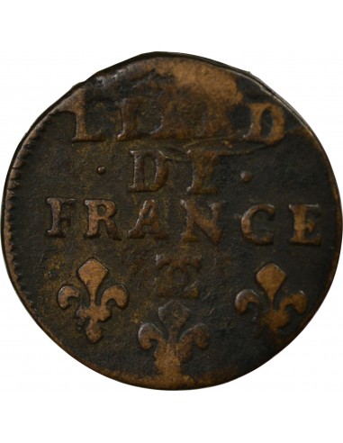 Louis XIV 1 liard Cuivre 1698 Besançon