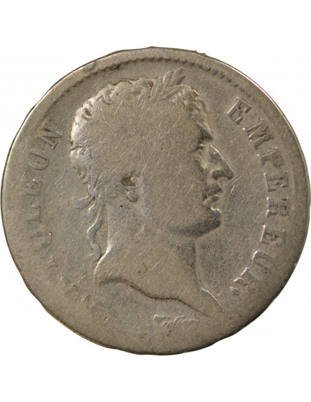 Napoléon Ier, Empereur de France, Roi d'Italie 1 franc Argent 1812 A Paris