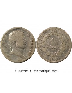 NAPOLEON Ier﻿ - FRANC ARGENT 1812 A PARIS