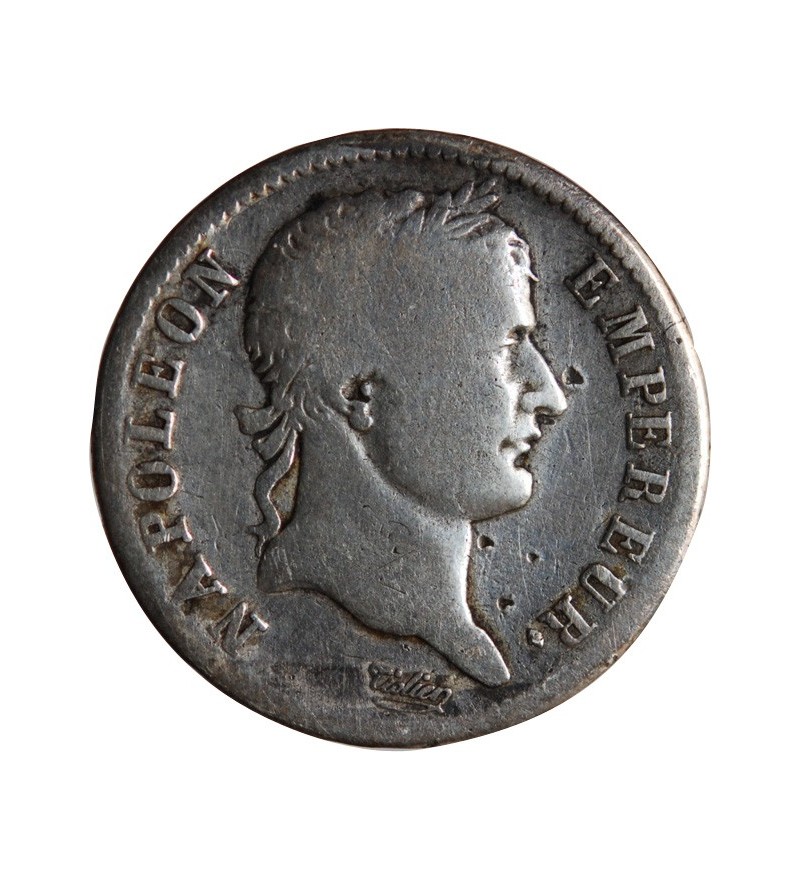 NAPOLEON Ier - 1 FRANC ARGENT 1810 L BAYONNE "variété L à droite"