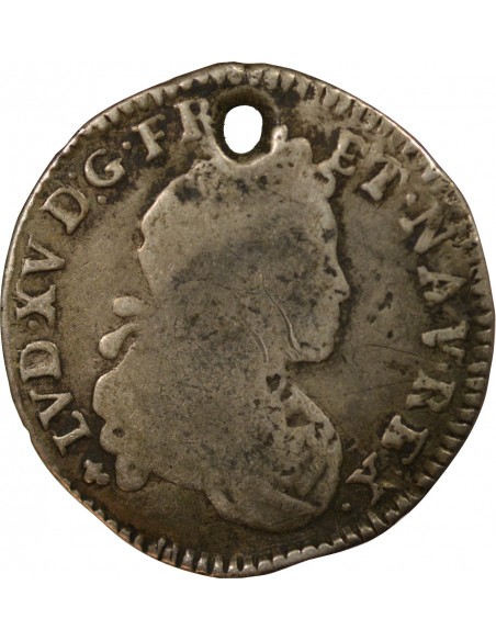 Louis XV 20 sols Argent 1720 H La Rochelle