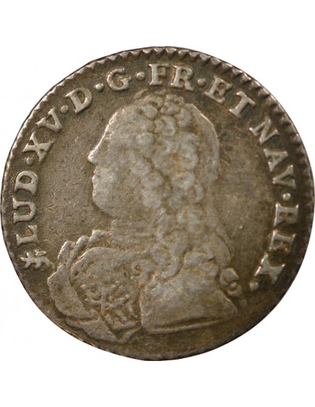 Louis XV 01-oct ecu Argent 1738 T Nantes