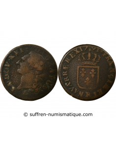 Louis XVI 1 sol Cuivre 1791 R Orléans