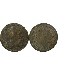 Louis XVI 12 deniers dit au faisceau type Francois Métal de Cloche 1792 T. Saumur 2