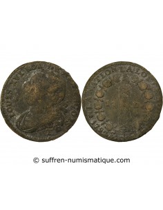 Louis XVI 12 deniers Métal de Cloche 1792 T. Saumur