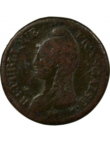 1 décime Cuivre AN 5 A Paris