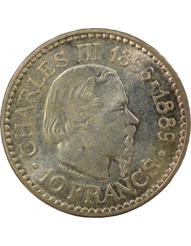 Monaco Rainier III de Monaco 10 Francs Argent 1966 A Paris