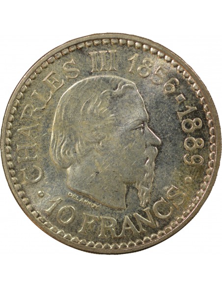 Monaco Rainier III de Monaco 10 Francs Argent 1966 A Paris