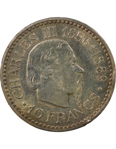 Monaco Rainier III de Monaco 10 Francs Argent 1966 A Paris