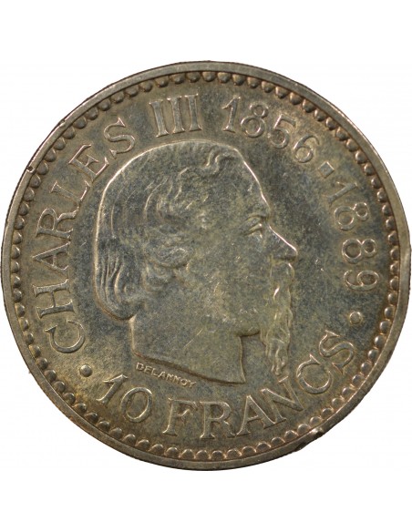 Monaco Rainier III de Monaco 10 Francs Argent 1966 A Paris