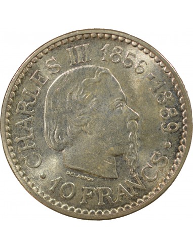 Monaco Rainier III de Monaco 10 Francs Argent 1966 A Paris