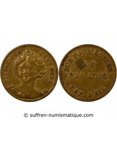 AU PARADIS, CAP D'AIL - JETON DE MAISON CLOSE, NICE