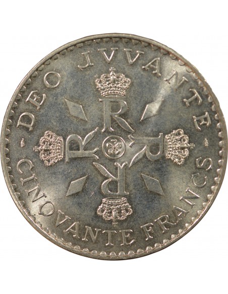 Monaco Rainier III de Monaco 50 francs Argent 1974 Pessac