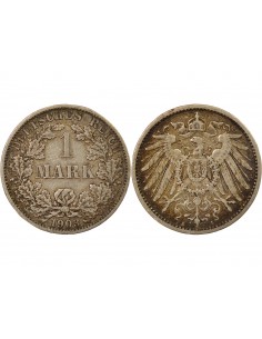 Allemagne Guillaume II, Empereur Mark Argent 1903 A Berlin 2