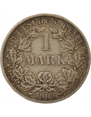 Allemagne Guillaume II de Wurtemberg 1 mark Argent 1903 A Berlin