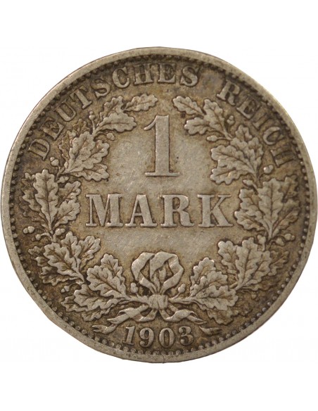 Allemagne Guillaume II de Wurtemberg 1 mark Argent 1903 A Berlin