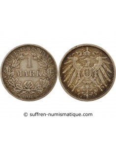 Allemagne Guillaume II de Wurtemberg 1 mark Argent 1903 A Berlin